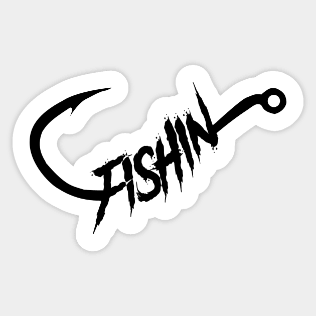 FISHIN Brand Logo Sticker by SAINTSPHOTOS